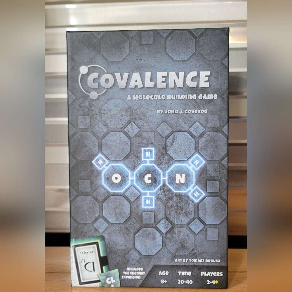 2018 Covalence: A Molecule Building Game By Genius Games, John J. Coveyou VG